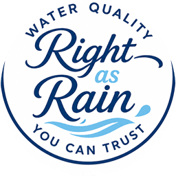 Right as Rain badge: Water Quality You Can Trust